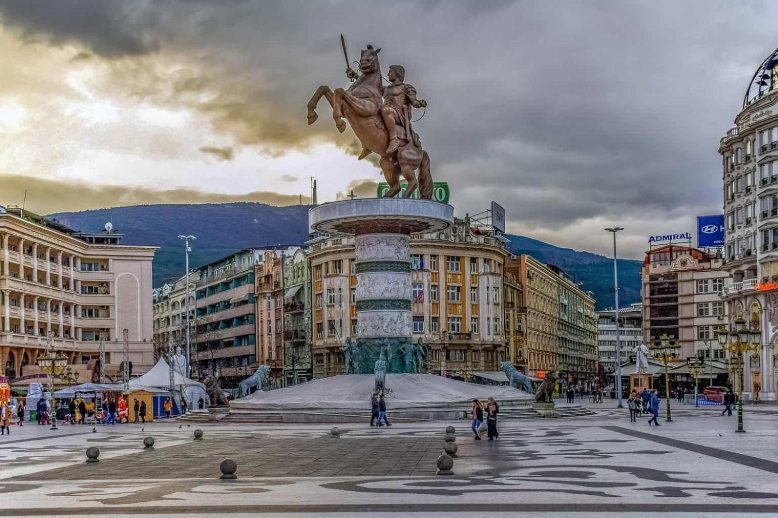 Grand Central Apartment Skopje Exterior foto